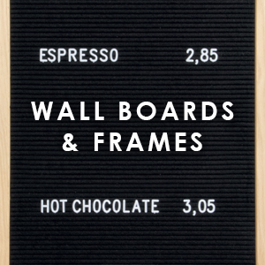 Wall Boards & Frames